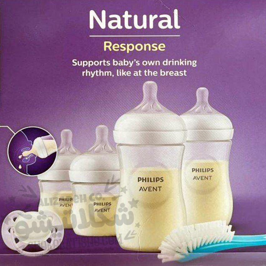 مجموعه شیشه شیر نوزادی natural فیلیپس Avent