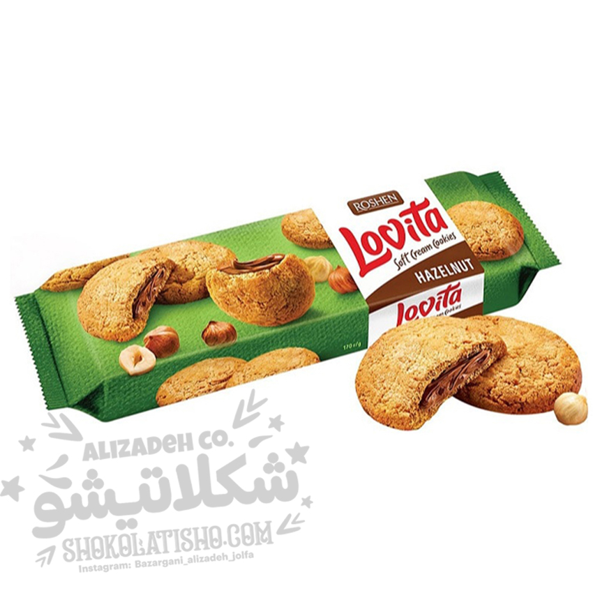 کوکی شکلاتی روشن لاویتا با مغز فندق 127 گرم