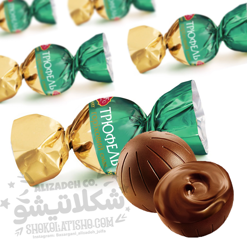 شکلات ترافل گرد ABK مدل فندقی