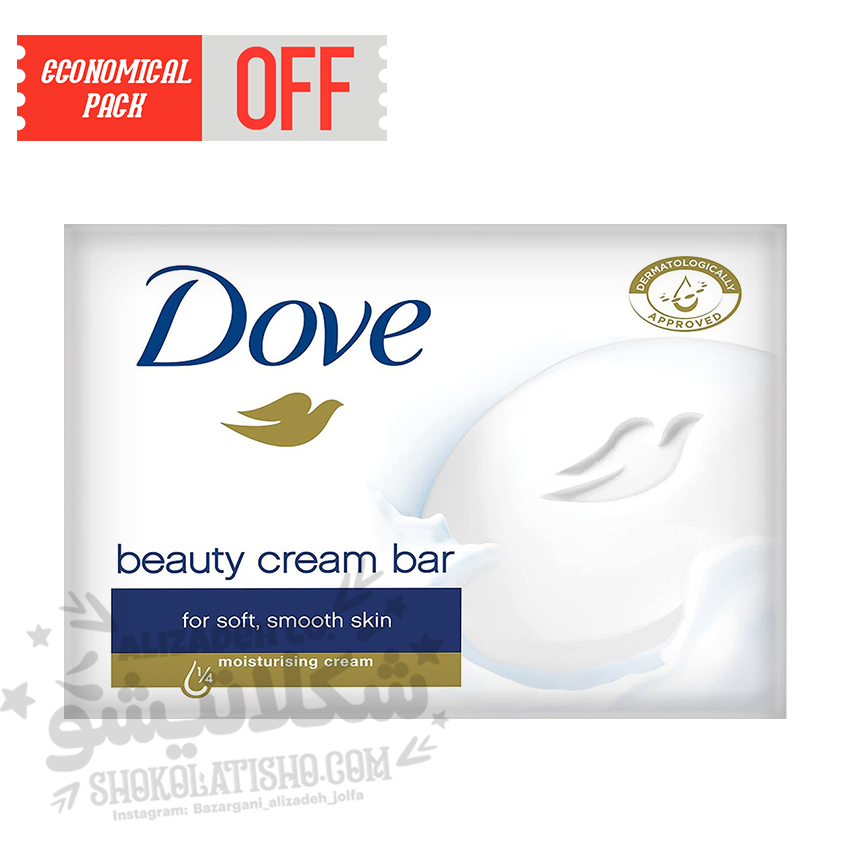 صابون داو مدل Beauty Cream Bar بسته تک عددی
