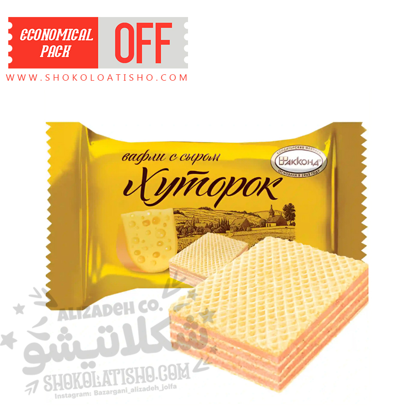 ویفر خوتوروک آکوند با کرم پنیری Akkond Xymopok بسته 500 گرمی