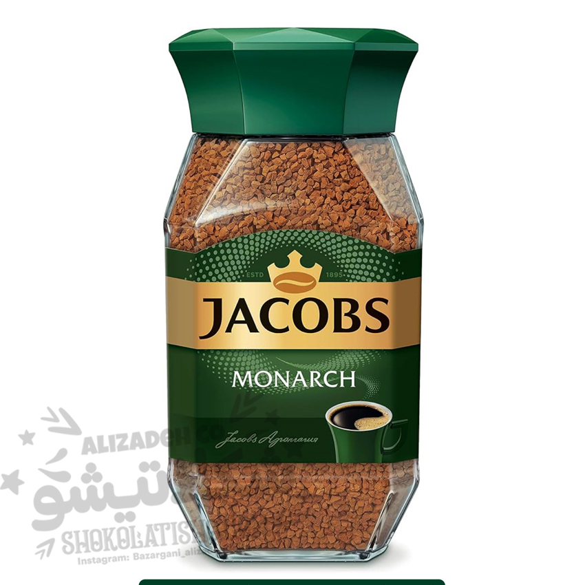 قهوه فوری جاکوبز مونارچ 100 گرم تولید روسیه | خرید Jacobs Monarch Original با بهترین قیمت