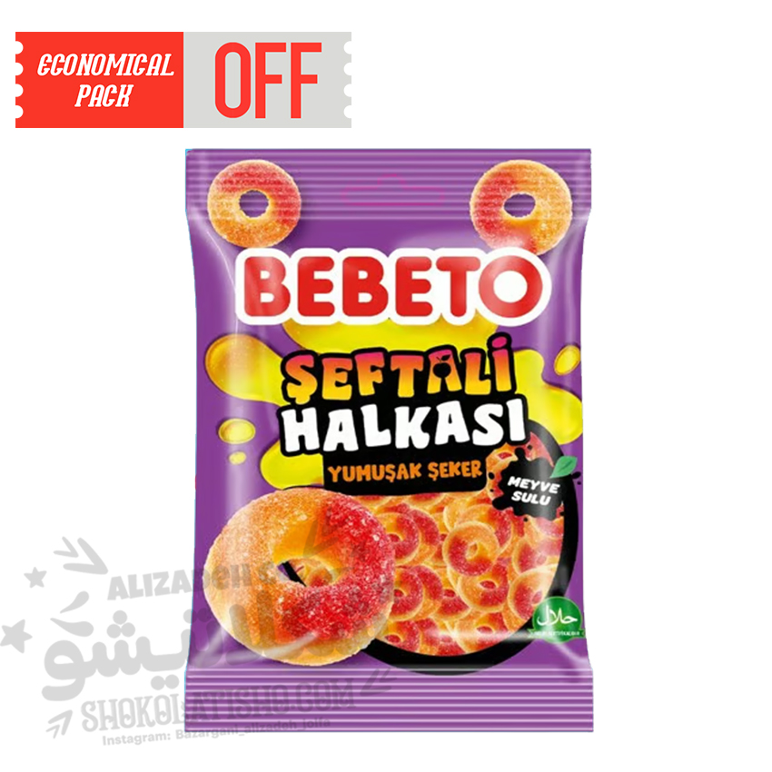 پاستیل ببتو حلقه بسته 80 گرم BEBETO