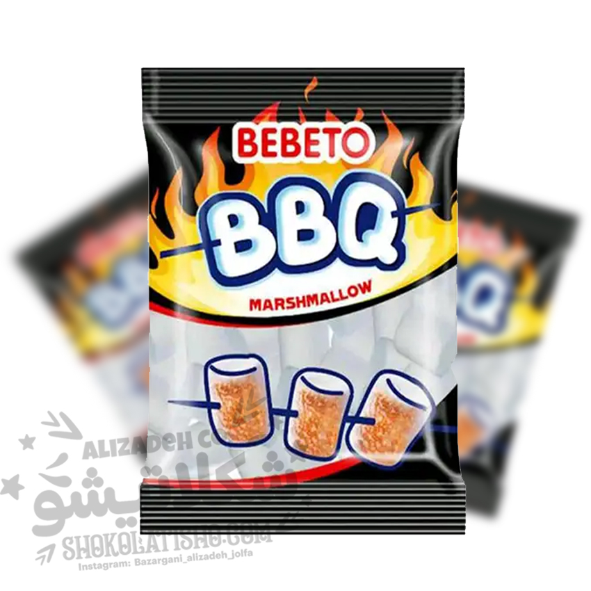 مارشمالو کبابی باربیکیو ببتو بدون چربی 250 گرم