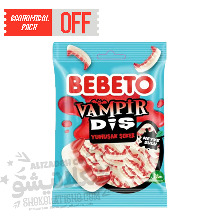 پاستیل ببتو دندان بسته 80 گرم BEBETO