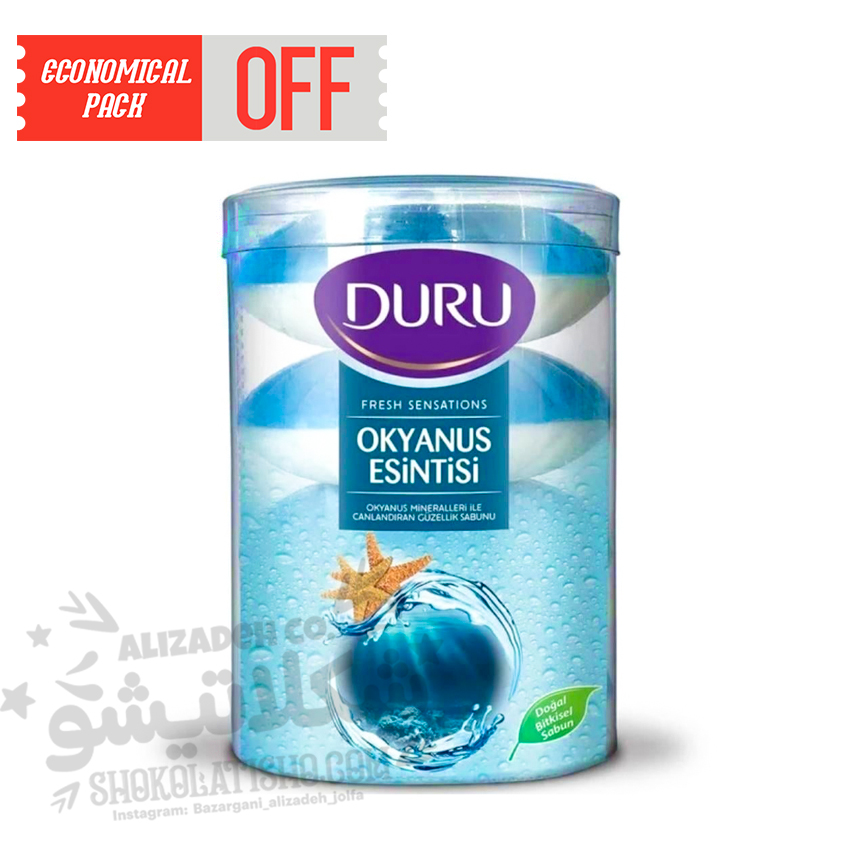 صابون گیاهی دورو سری Fresh Sensations مدل Ocean Breeze بسته ۴ عددی